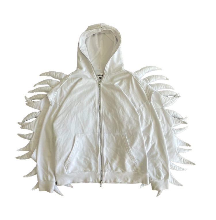 White Winged Hoodie